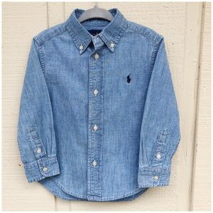 PERFECT Ralph Lauren Polo Chambray Button-up!